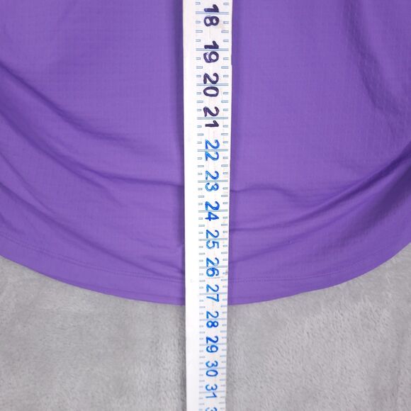 IBKUL Golf Tennis Top Shirt Womens XL Purple Long Sleeve 1/4 Zip UPF 50 Rushed - Picture 6 of 13